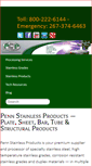 Mobile Screenshot of pennstainless.com