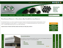 Tablet Screenshot of pennstainless.com
