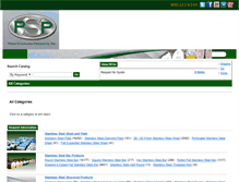 Tablet Screenshot of catalog.pennstainless.com